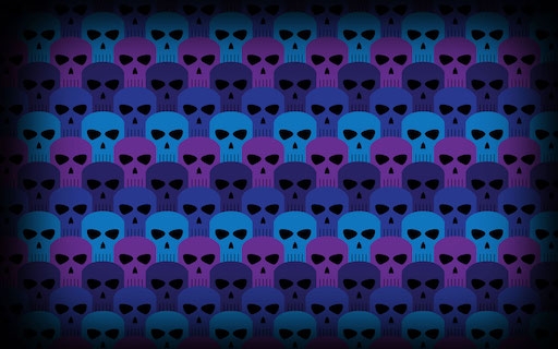 Blue Skulls