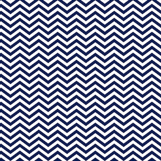 Blue Wavy Chevron