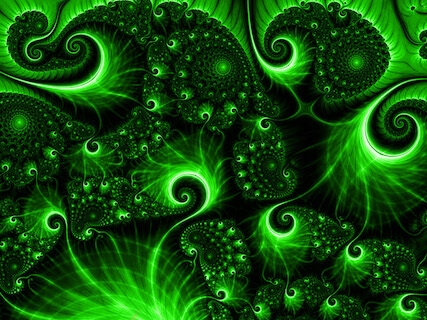 Green Swirls
