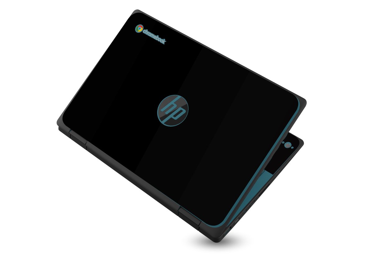 HP Chromebook X360 11 G3 EE BLACK Laptop Skin