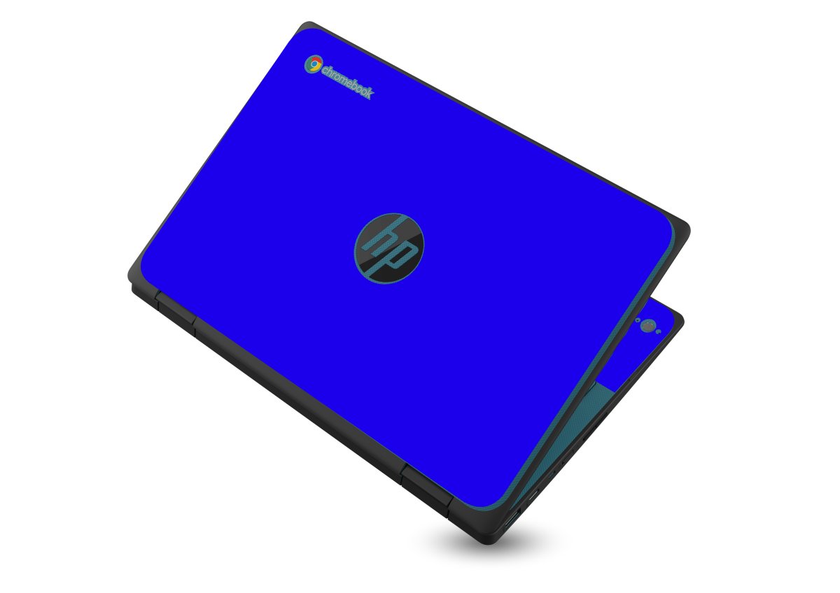 HP Chromebook X360 11 G3 EE BLUE Laptop Skin