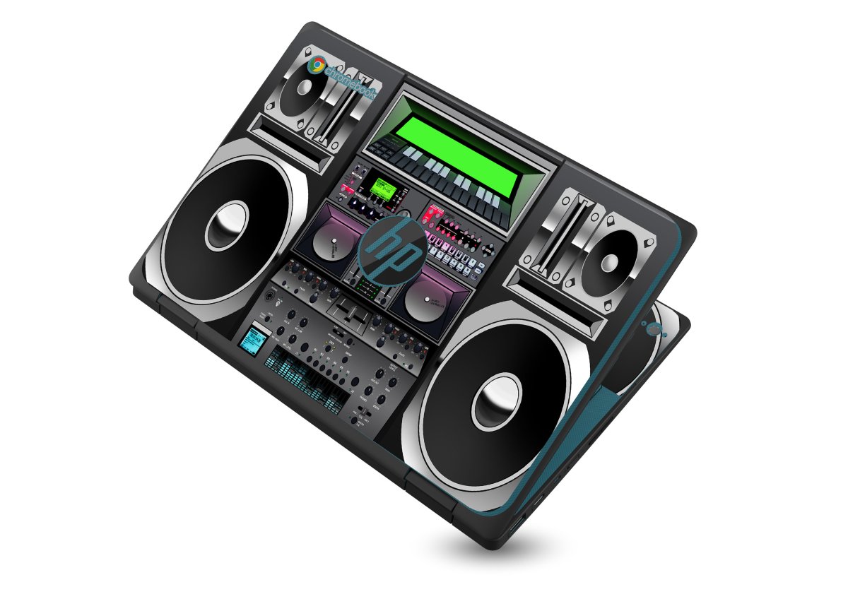 HP Chromebook X360 11 G3 EE BOOMBOX Laptop Skin