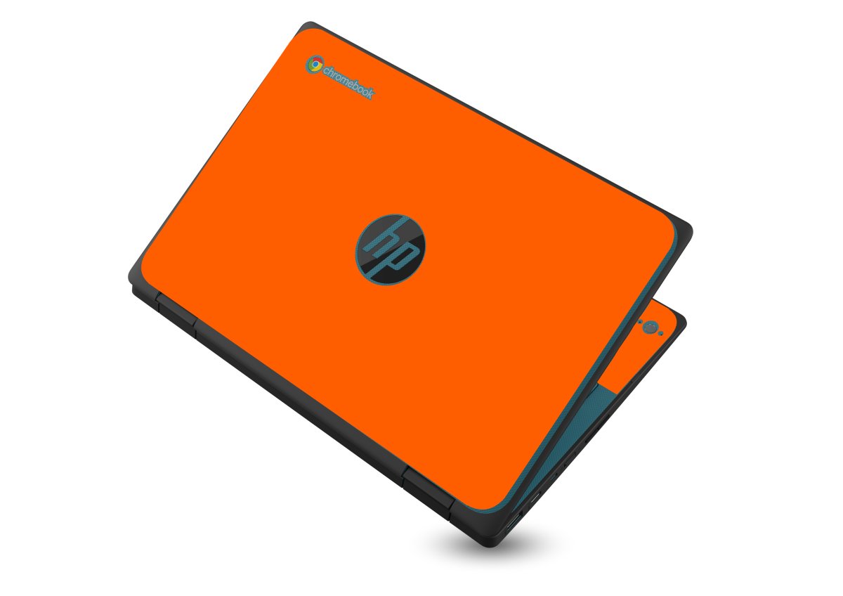 HP Chromebook X360 11 G3 EE ORANGE Laptop Skin