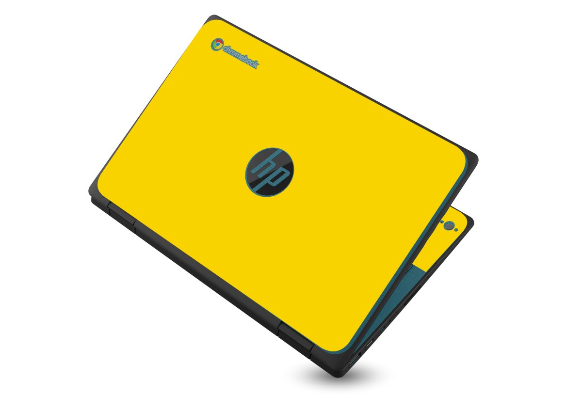 HP Chromebook X360 11 G3 EE YELLOW Laptop Skin
