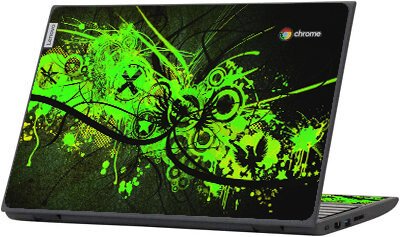 IBM/Lenovo Chromebook 100E G2 AST GRAFFITI GREEN Laptop Skin