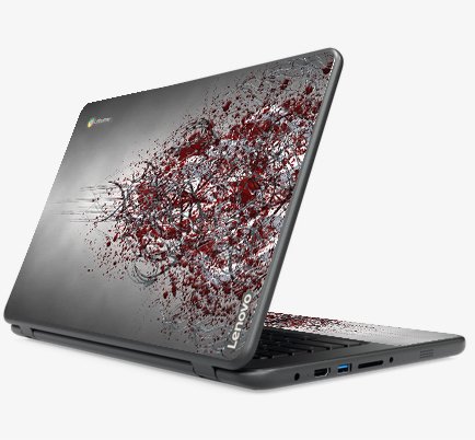 IBM/Lenovo Chromebook 100e TRIBAL GRUNGE Laptop Skin