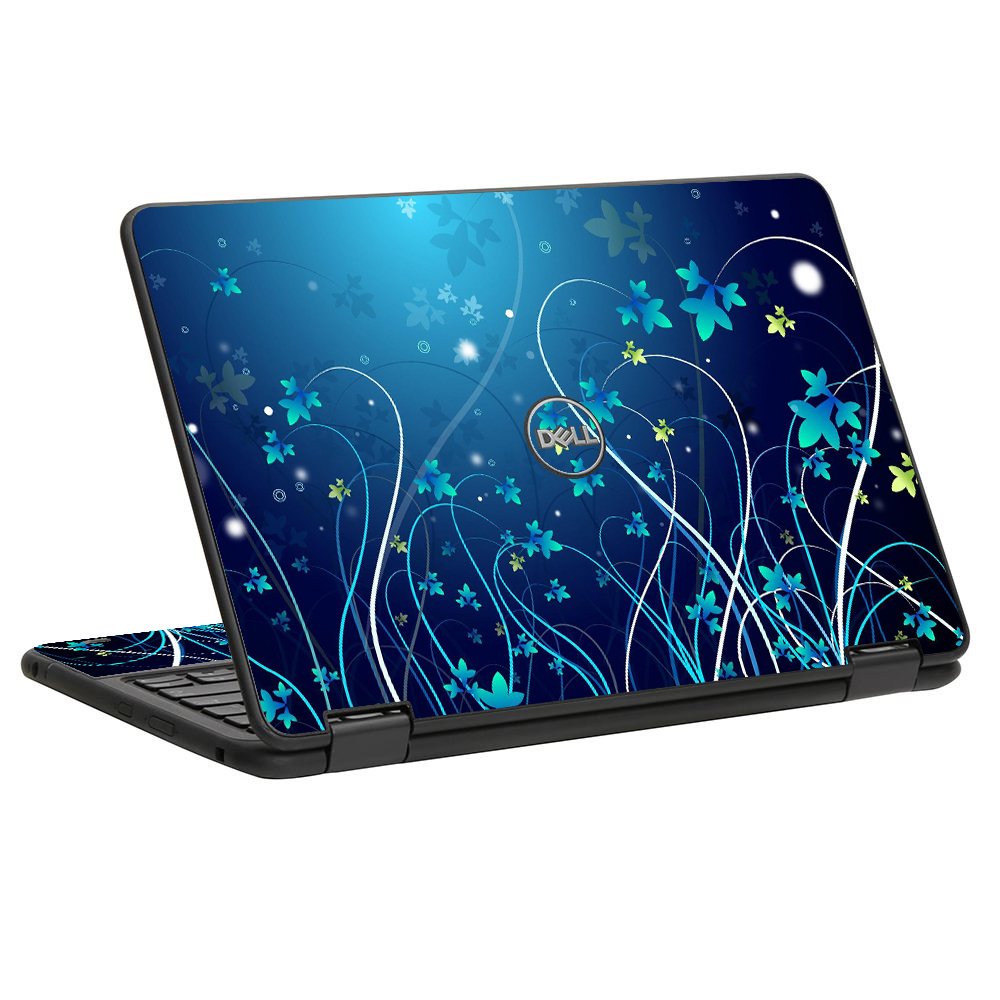 Dell Latitude 11 3190 2-in-1 BLUE FLOWERS Laptop Skin