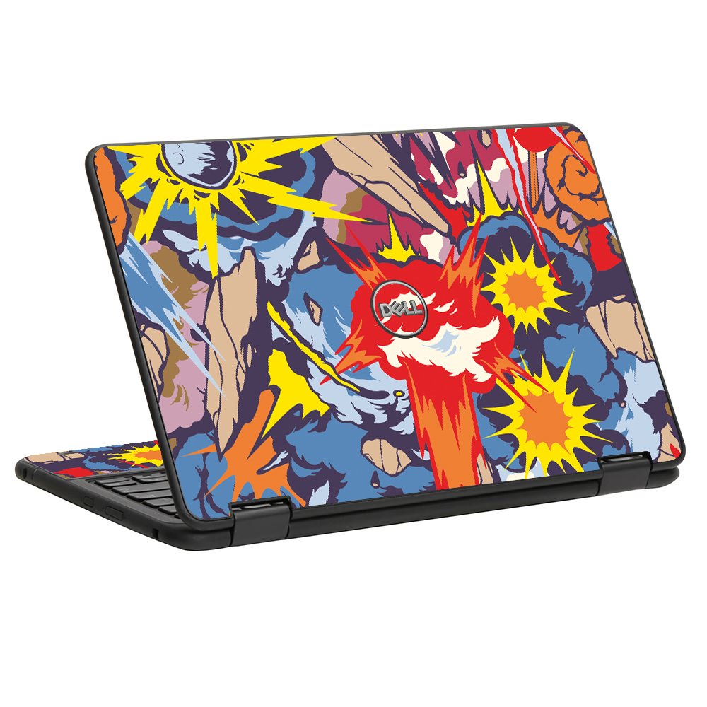 Dell Chromebook 11 5190 2-in-1 COMIC EXPLOSIONS Laptop Skin