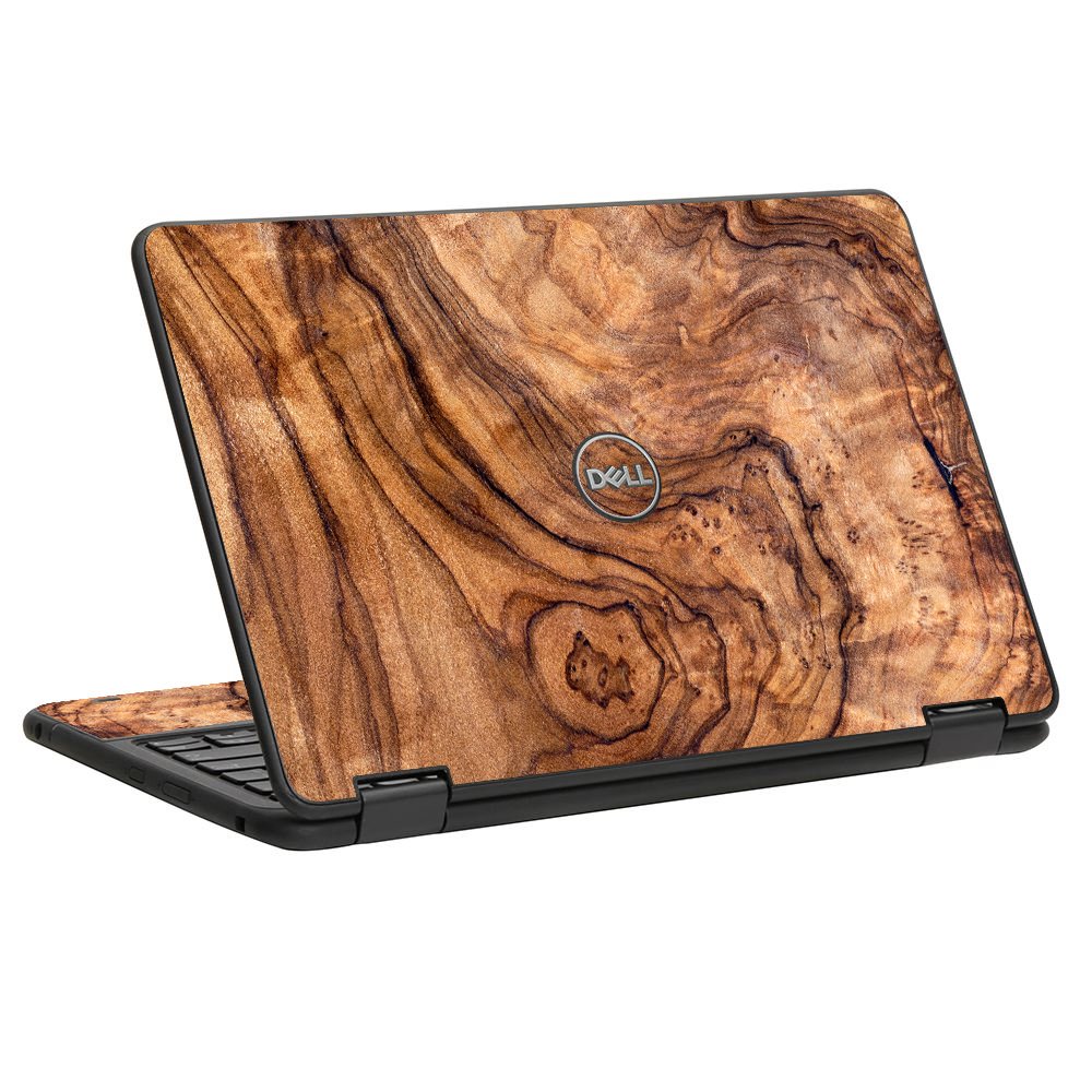 Dell Latitude 11 3190 OLIVE WOOD Laptop Skin