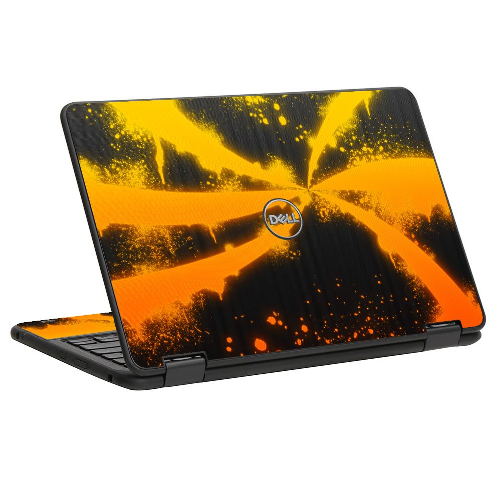 Dell Chromebook 11 5189 ORANGE TWIST Laptop Skin