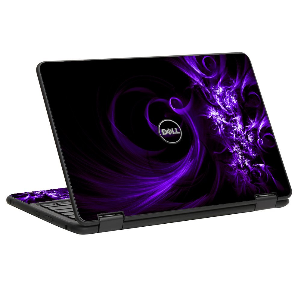 Dell Chromebook 11 5190 PURPLE SPIRAL Laptop Skin