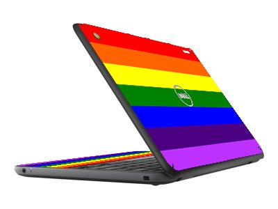 Dell Chromebook 13 3380 PRIDE FLAG Laptop Skin