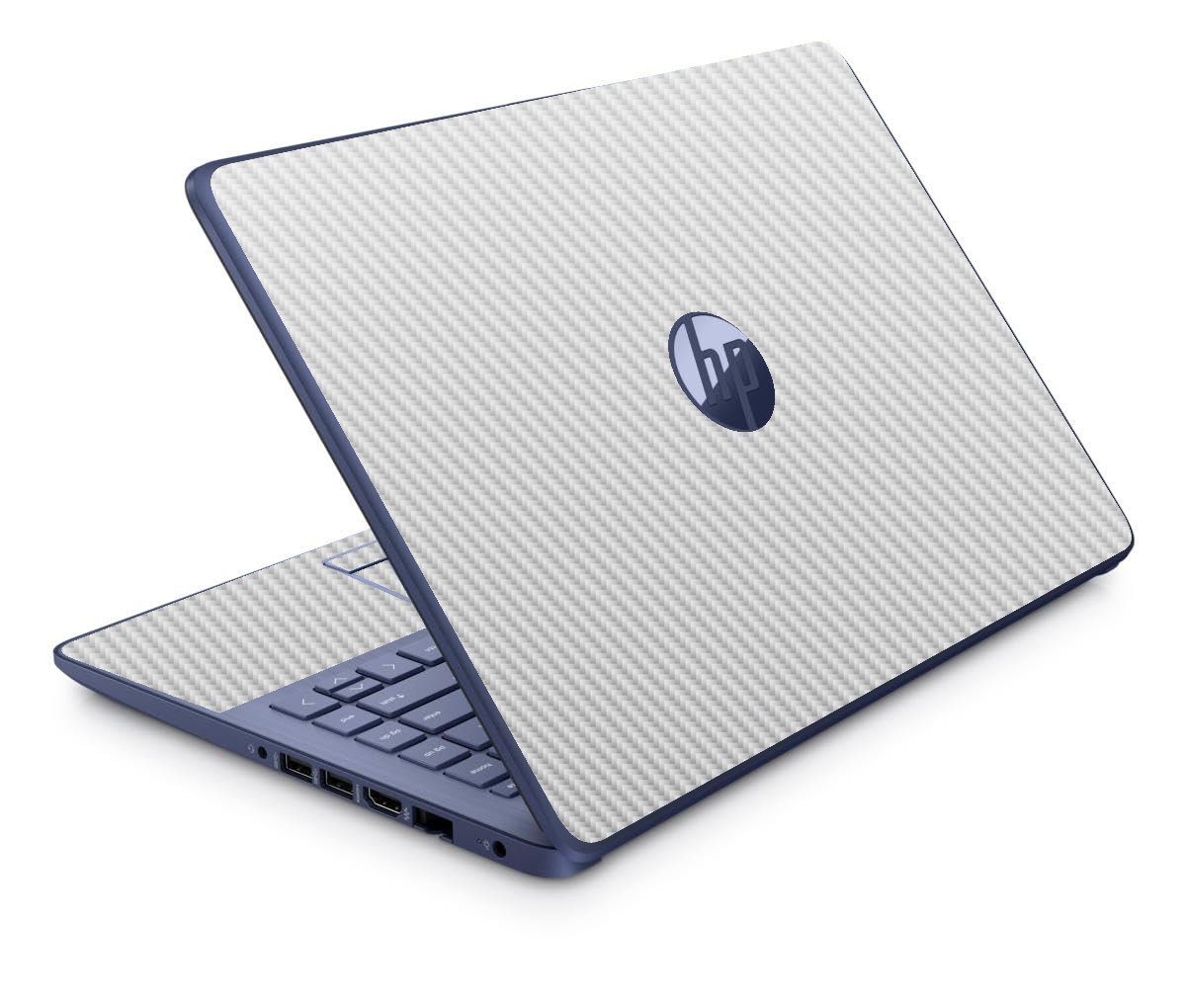 HP NoteBook 14-CF2111WM WHITE CARBON FIBER Laptop Skin