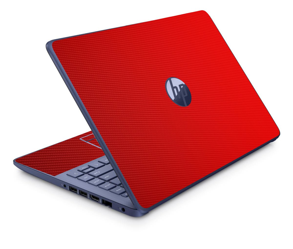 HP NoteBook 14-CF2111WM RED CARBON FIBER Laptop Skin
