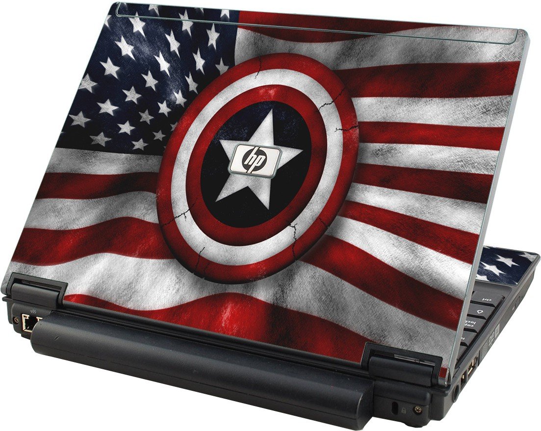 Capt America Flag HP Elitebook 2530P Laptop Skin