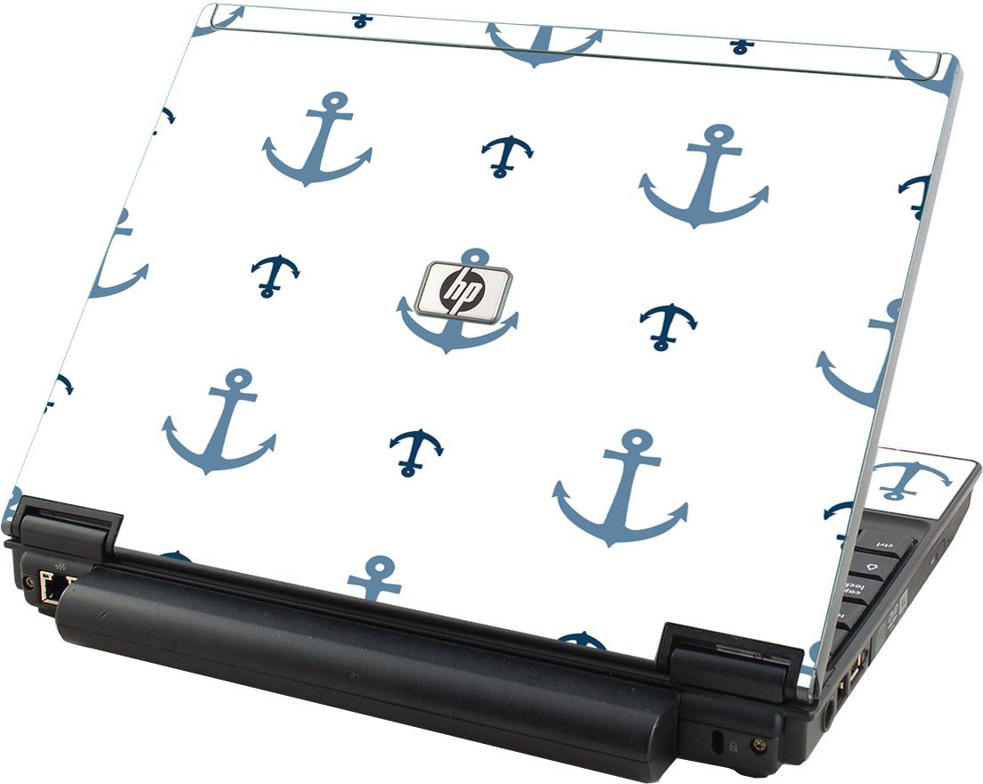 Multi Blue Anchors HP Elitebook 2530P Laptop Skin