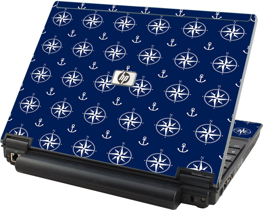 Nautical Anchors HP Elitebook 2530P Laptop Skin