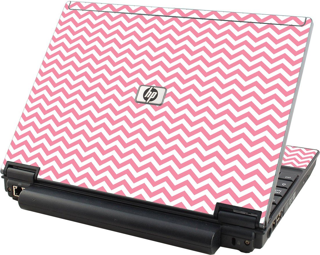 Pink Chevron Waves HP Elitebook 2530P Laptop Skin