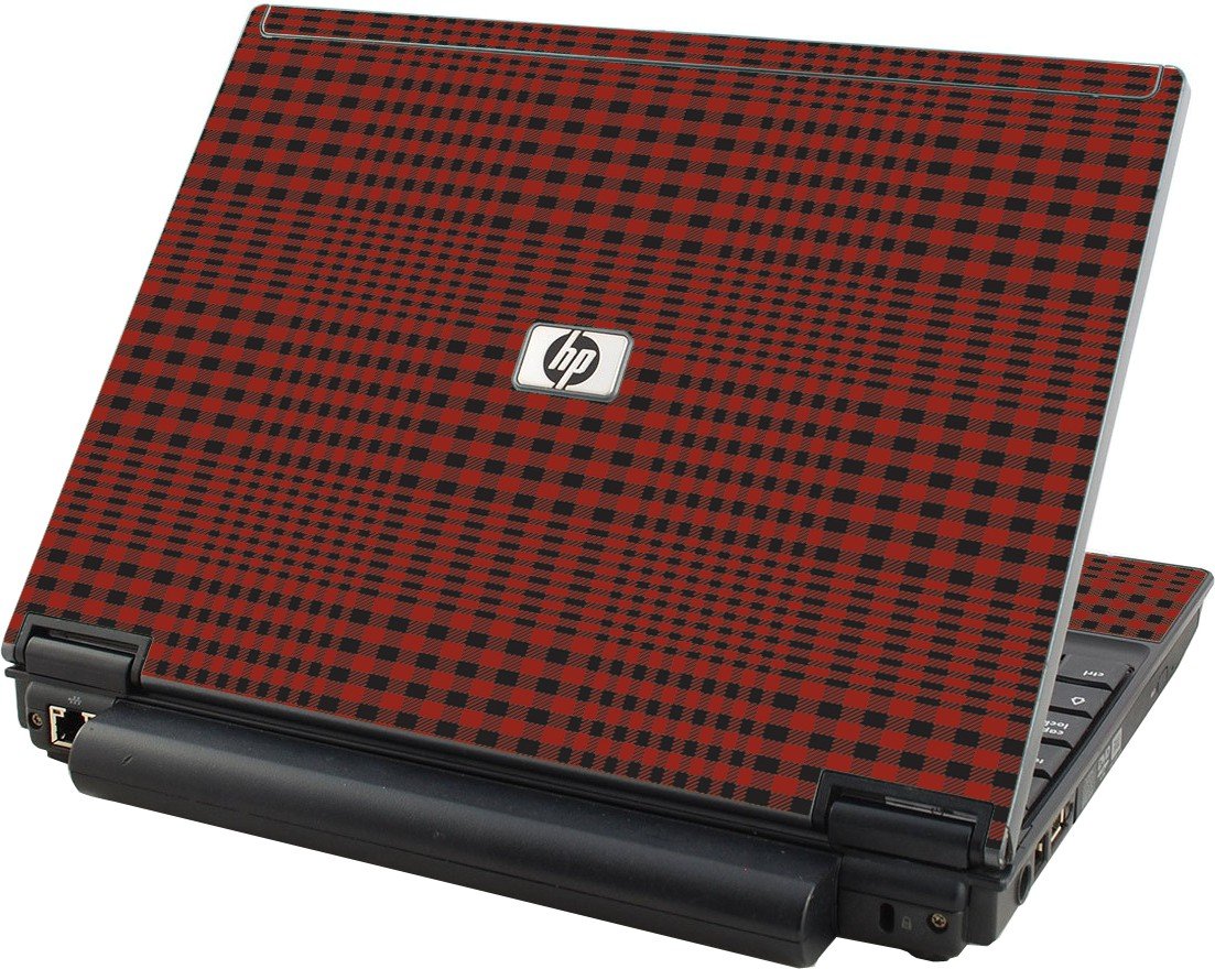 Red Flannel HP Elitebook 2530P Laptop Skin