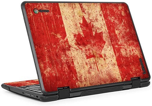 IBM/Lenovo Chromebook 300e CANADIAN FLAG Laptop Skin