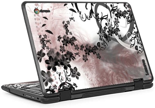IBM/Lenovo Chromebook 300e FLOWERS AND UMBRELLAS  Laptop Skin