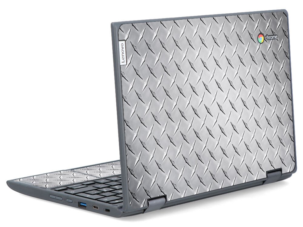 IBM/Lenovo Chromebook 300e G2 MTR DIAMOND PLATE Laptop Skin