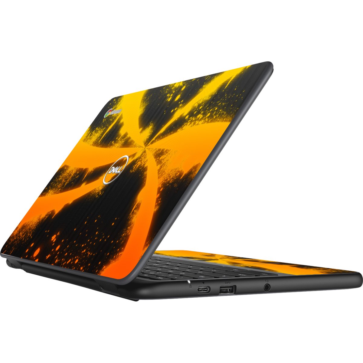 Dell Chromebook 11 3100 ORANGE TWIST Laptop Skin
