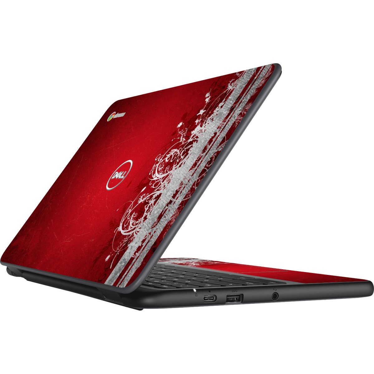 Dell Chromebook 11 3100 RED GRUNGE Laptop Skin