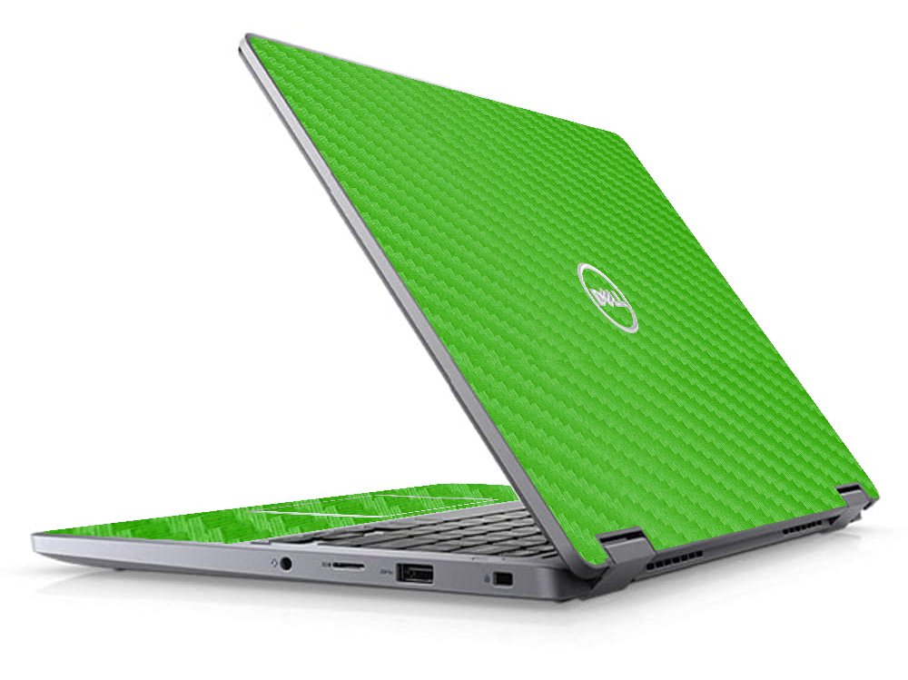 Dell Latitude 3310 2 in 1 GREEN CARBON FIBER Laptop Skin
