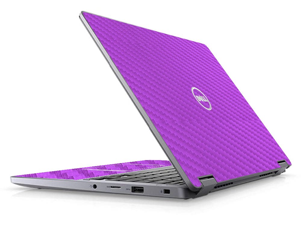 Dell Latitude 3310 2 in 1 PURPLE CARBON FIBER Laptop Skin