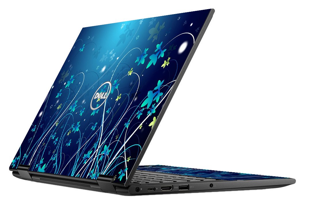 Dell Latitude 3390 BLUE FLOWERS Laptop Skin