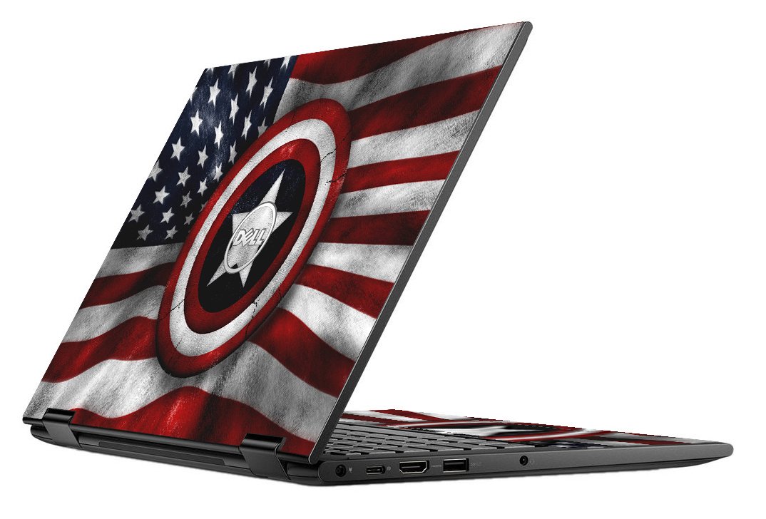 Dell Latitude 3390 CAPTAIN AMERICA Laptop Skin