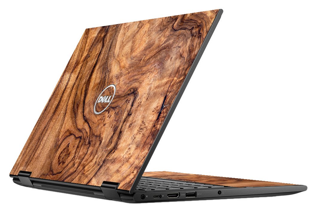 Dell Latitude 3390 OLIVE WOOD Laptop Skin