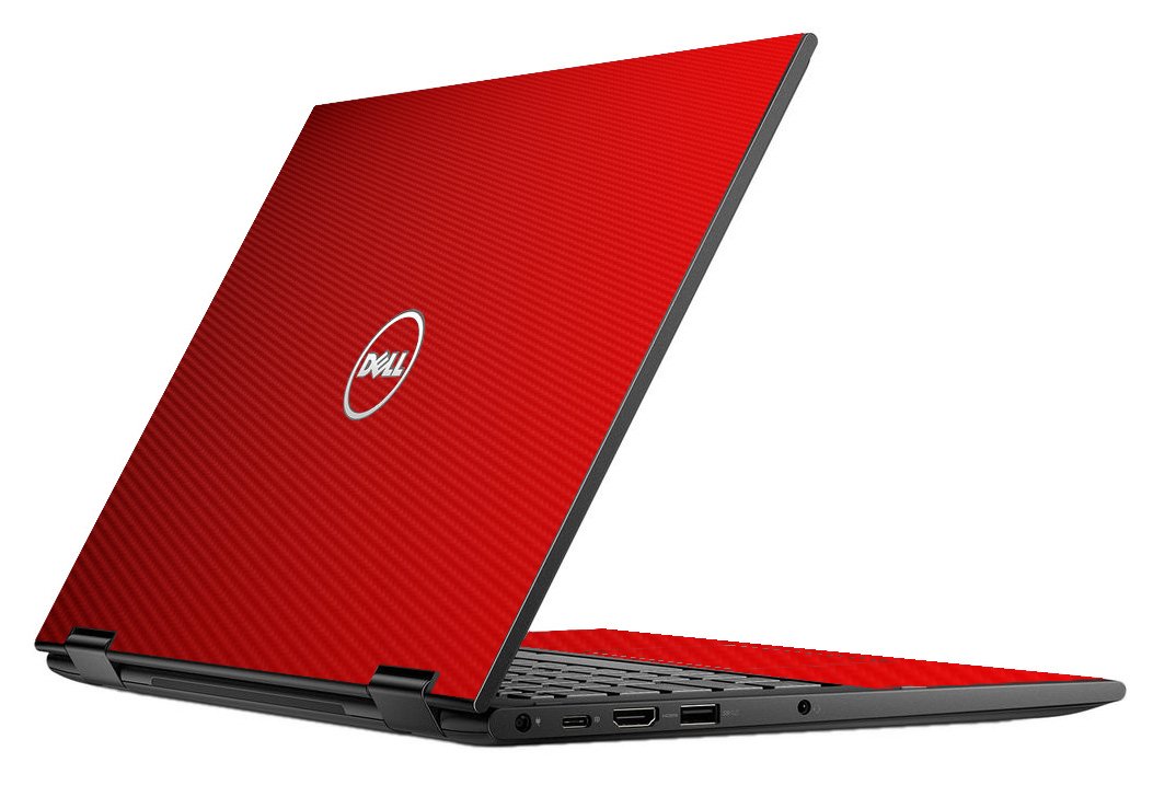 Dell Latitude 3390 RED CARBON FIBER Laptop Skin