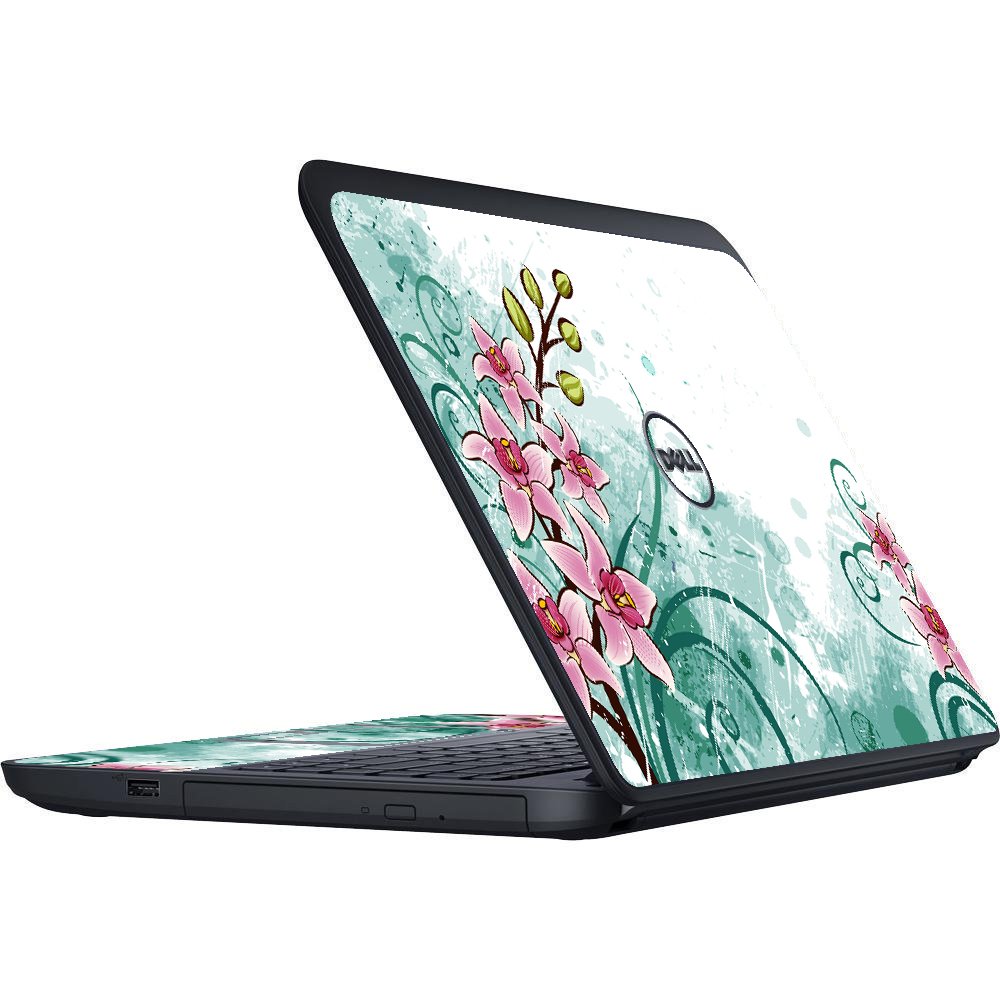 Dell Latitude 3450 PINK LILY WATERCOLOR Laptop Skin