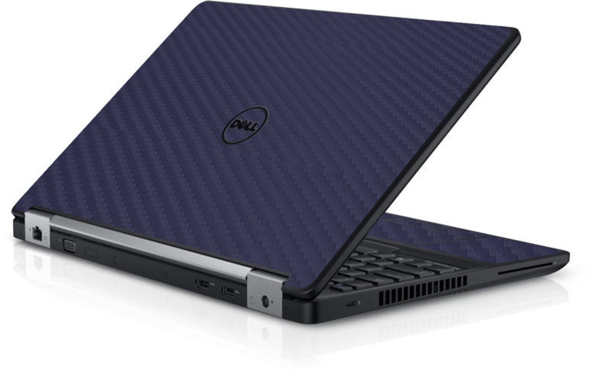 Dell Precision 3510 3520 3530 BLUE CARBON FIBER Laptop Skin