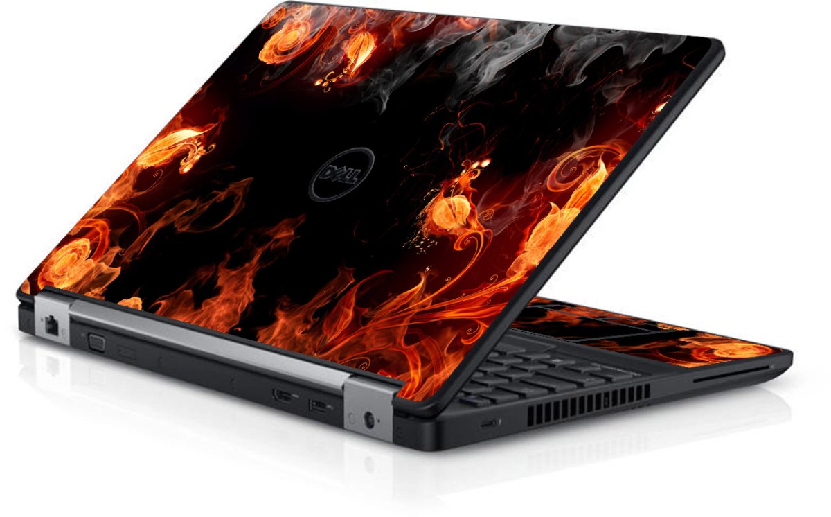 Dell Precision 3510 3520 3530 FIRE FLORA Laptop Skin