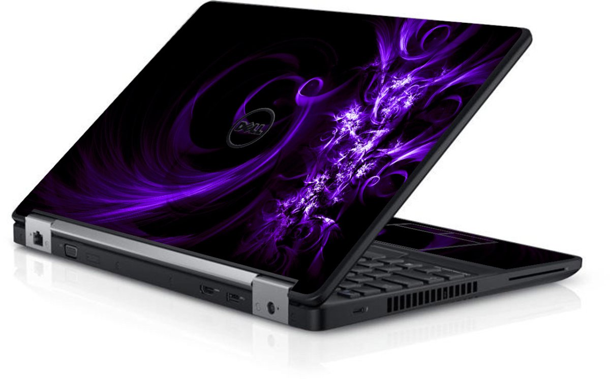 Dell Precision 3510 3520 3530 PURPLE SPIRAL Laptop Skin