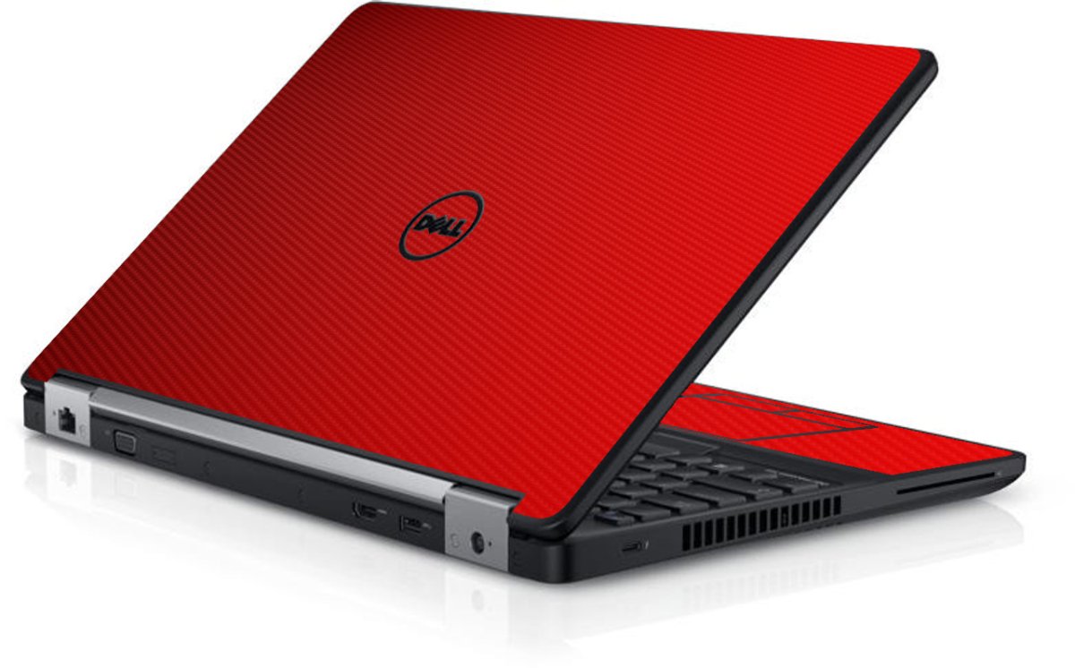 Dell Precision 3510 3520 3530 RED CARBON FIBER Laptop Skin
