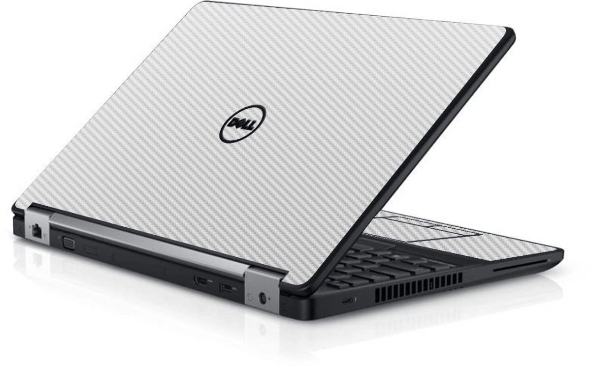 Dell Precision 3510 3520 3530 WHITE CARBON FIBER Laptop Skin