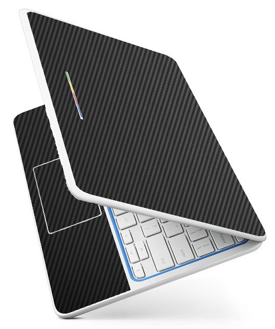 HP Chromebook 11 1101 BLACK CARBON FIBER Laptop Skin