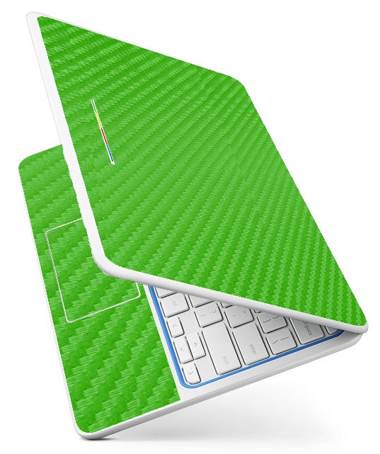 HP Chromebook 11 1101 GREEN CARBON FIBER Laptop Skin