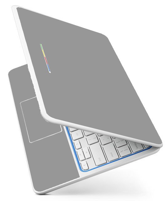 HP Chromebook 11 1101 GREY SILVER Laptop Skin