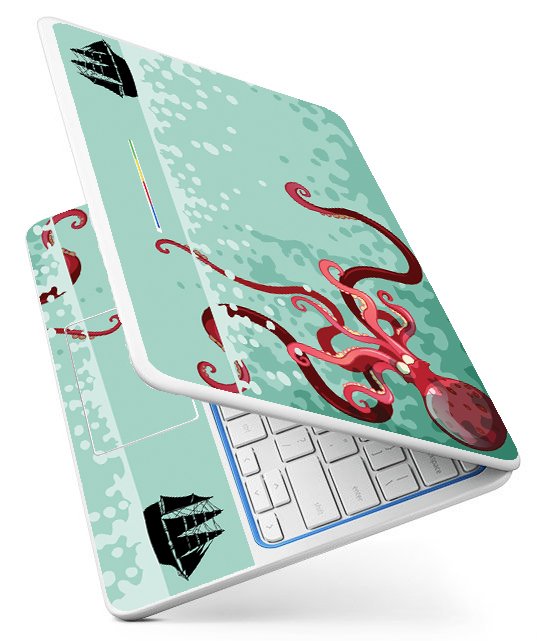HP Chromebook 11 1101 KRACKEN ATTACK Laptop Skin