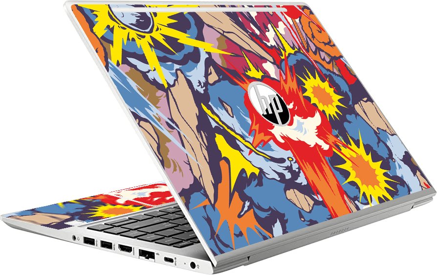 HP ProBook 445 G8 COMIC EXPLOSIONS Laptop Skin