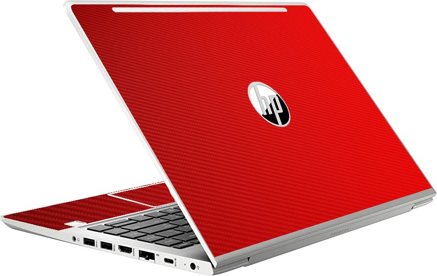 HP ProBook 445 G8 RED CARBON FIBER Laptop Skin