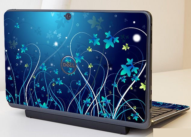 Dell Latitude 5175 BLUE FLOWERS Laptop Skin