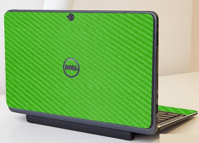 Dell Latitude 5175 GREEN CARBON FIBER Laptop Skin