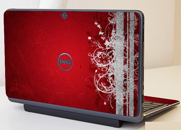 Dell Latitude 5175 RED GRUNGE Laptop Skin