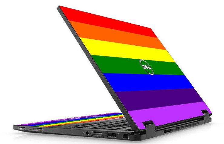 Dell Latitude 5289 PRIDE FLAG Laptop Skin